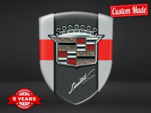 Cadillac Decal Bombati Custom Finitura Chic Distintivo Cupola